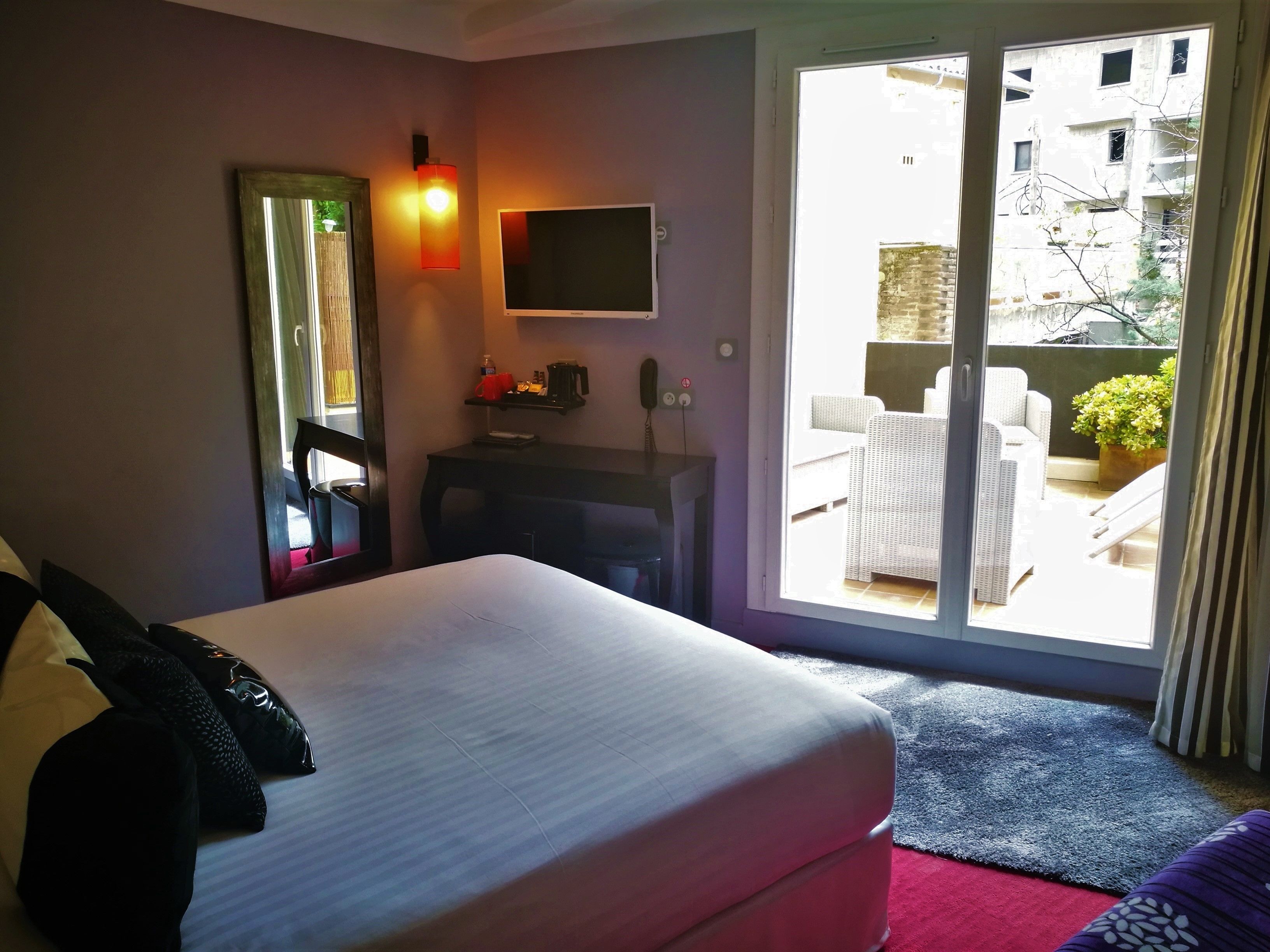 superior room, bathtub, terrace | view from room