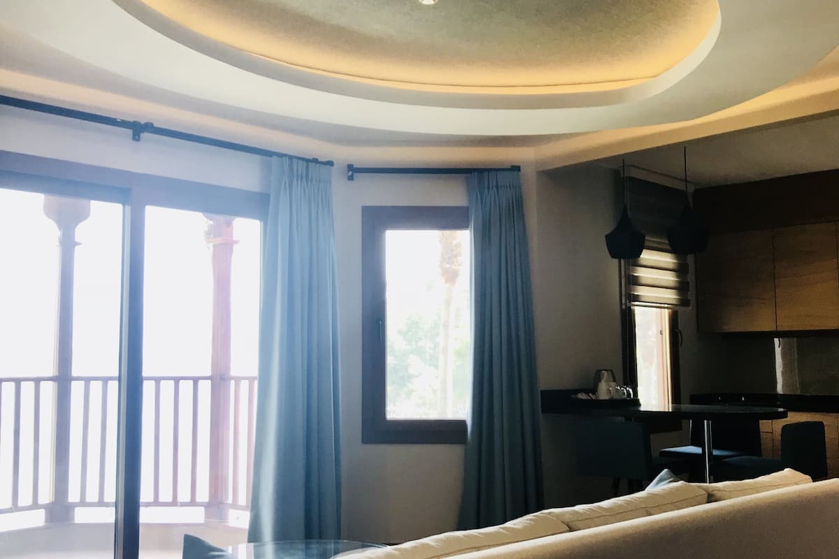 club villa, 2 bedrooms, kitchen, sea facing | living room | lcd tv, ping pong