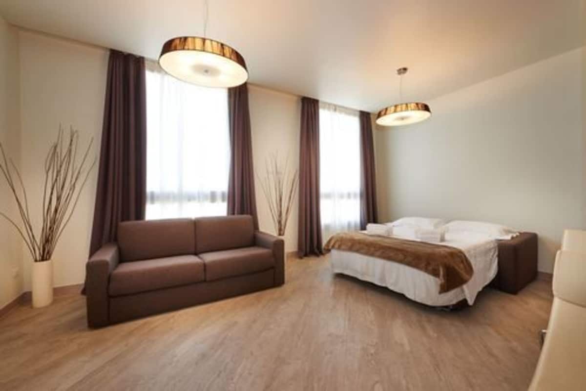 Gác, quang cảnh thành phố | Bộ đồ giường cao cấp, chăn bông, nệm có lớp đệm bông