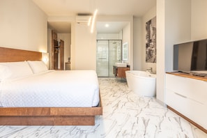 Chambre Romantique, vue parc | Literie de qualité supérieure, matelas mémoire de forme