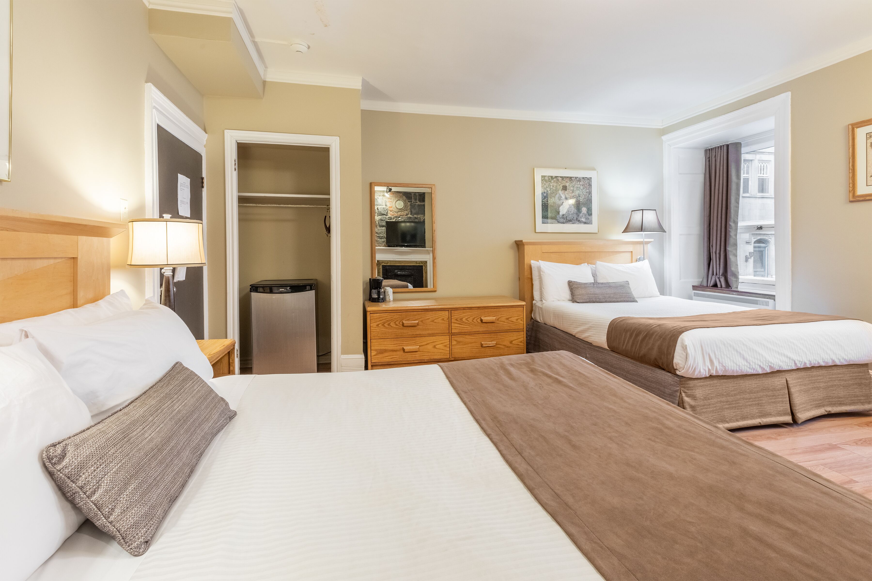 2 Double Beds | Individually furnished, free WiFi, bed sheets