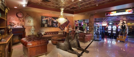 Sala de estar en el lobby