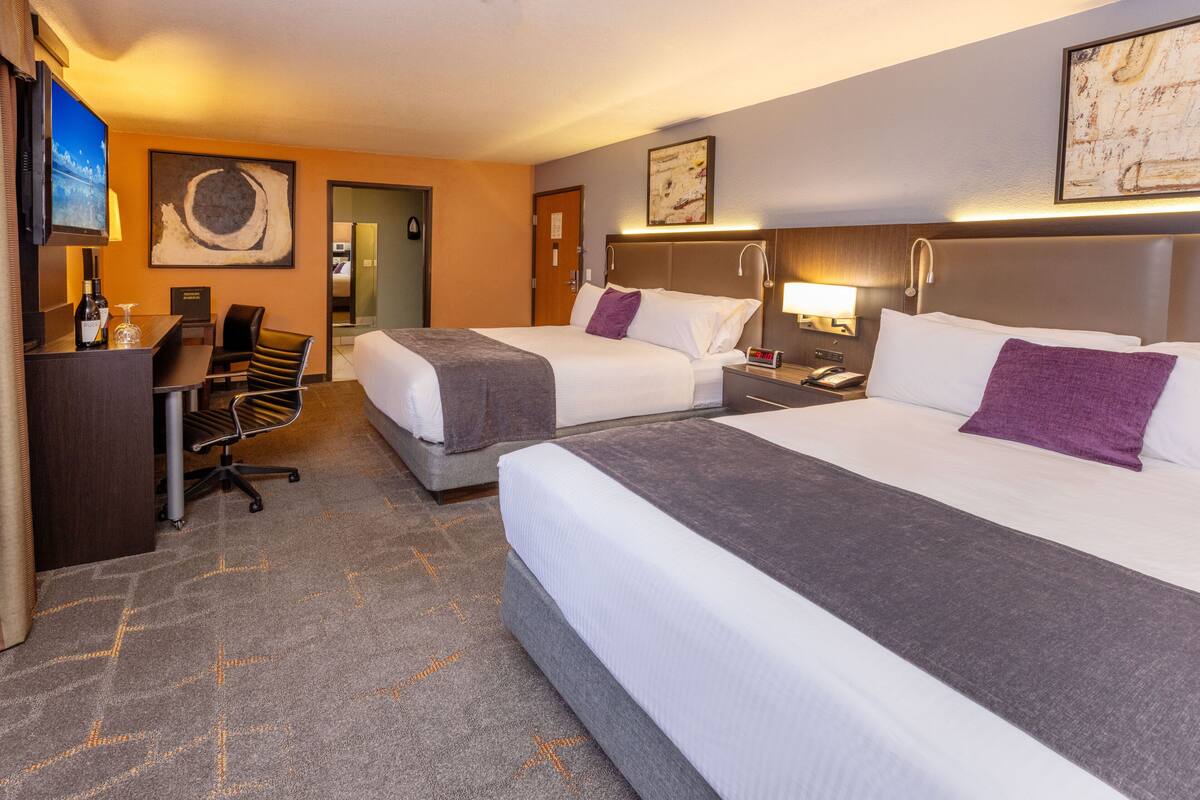 Deluxe Double Room, 2 Queen Beds | Premium bedding, down comforters, Tempur-Pedic beds, in-room safe