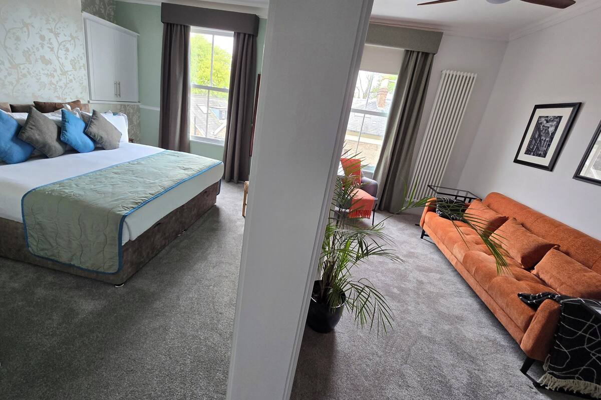 디럭스 더블룸 또는 트윈룸, 앙스위트 (Deluxe Superking) | 고급 침구, 각각 다른 스타일의 인테리어, 암막 커튼, 방음 설비