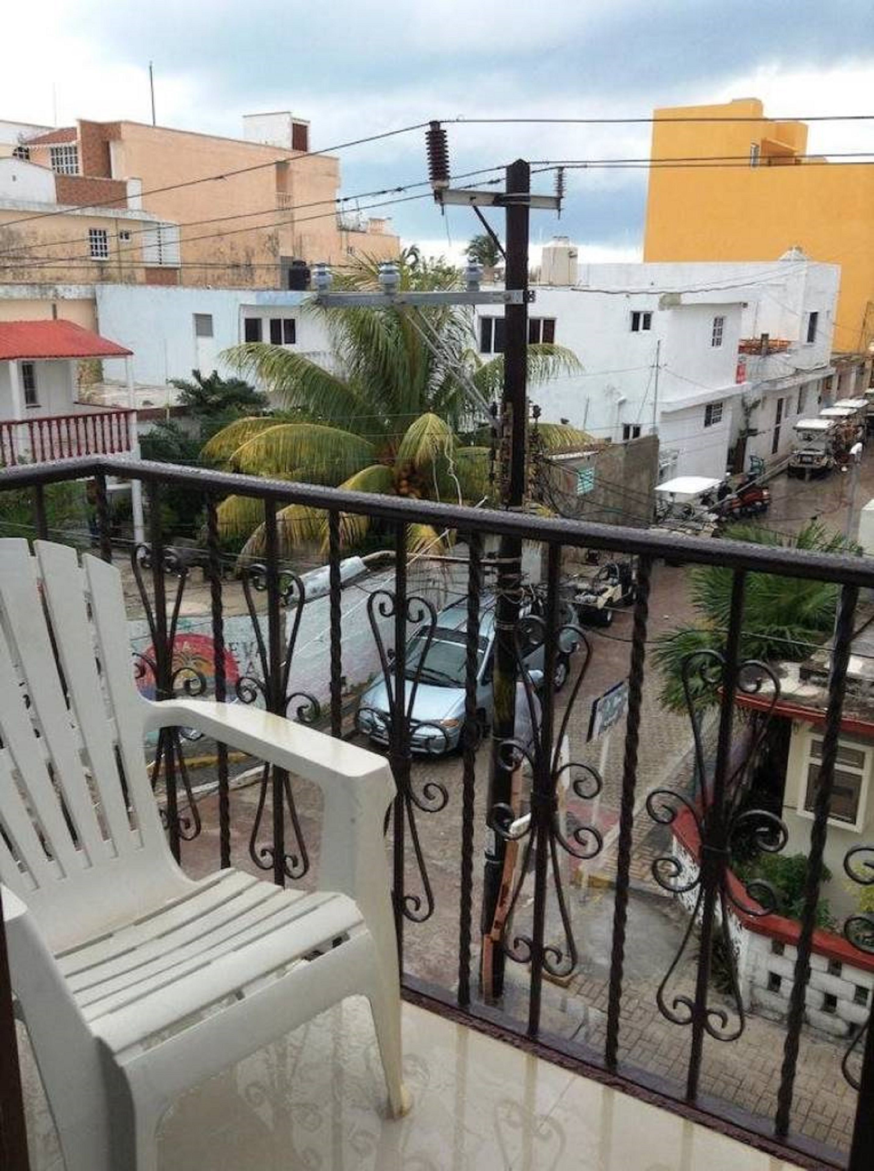 premium double room, 2 queen beds, balcony, city view | balcony