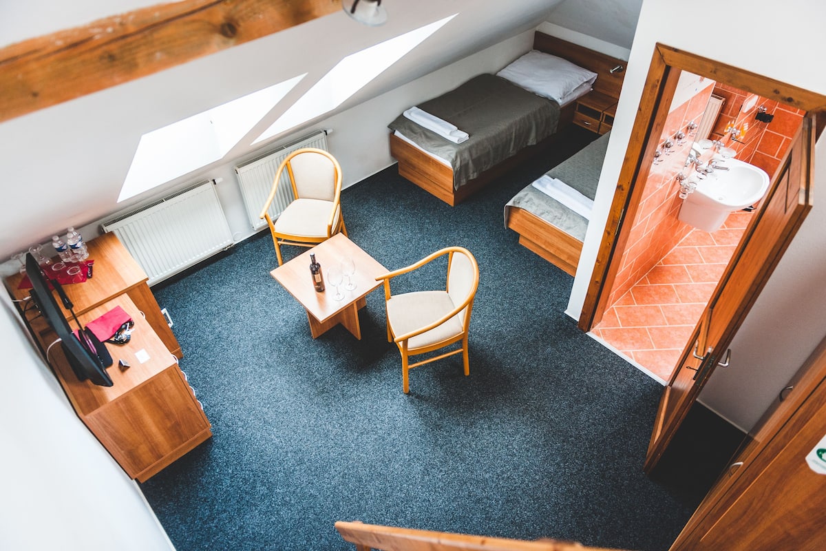 twin room | 1 bedroom, in-room safe, iron/ironing board, free wifi