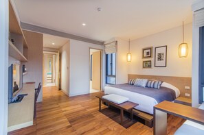 Luxury Suite, 2 Bedrooms | Premium bedding, Select Comfort beds, minibar, in-room safe