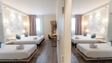 Kamer | 1 slaapkamer, een kluis op de kamer, een laptopwerkplek