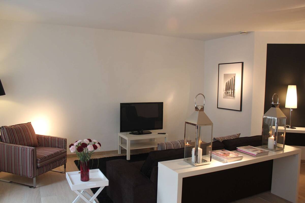 Appartement, 1 slaapkamer (Clarisses 6) | Een strijkplank/strijkijzer, gratis wifi, beddengoed