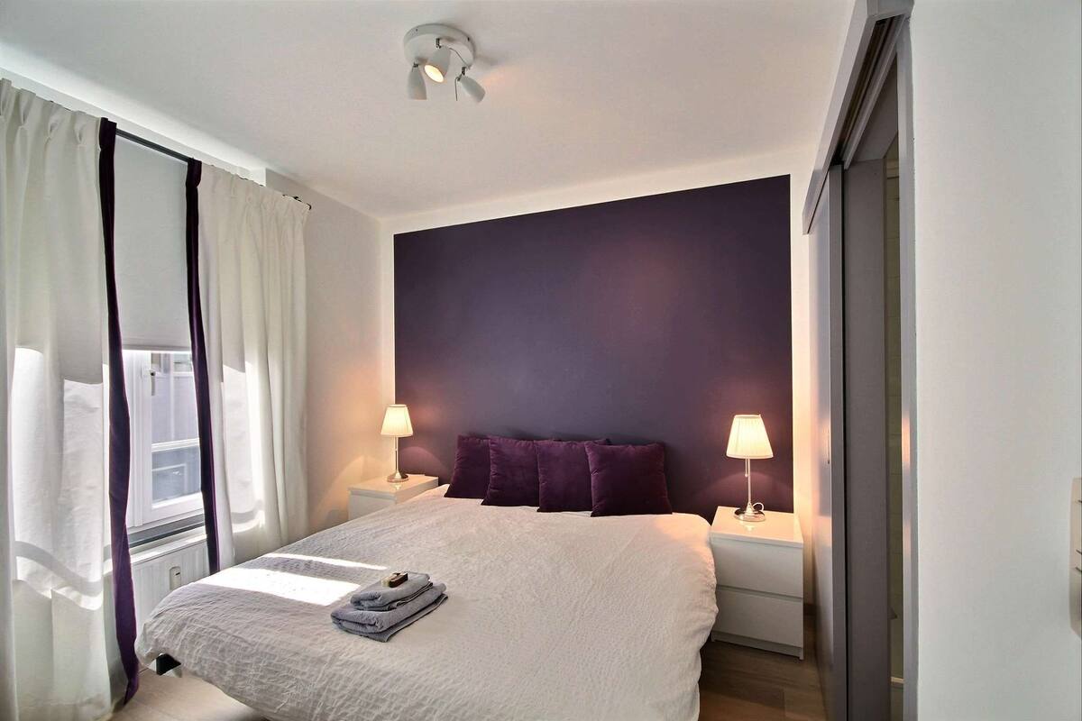 Appartement, 1 slaapkamer (Clarisses 4) | Een strijkplank/strijkijzer, gratis wifi, beddengoed