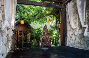 Entrada de l'allotjament