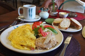 Free daily local cuisine breakfast