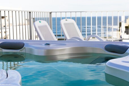 Piscina en la azotea
