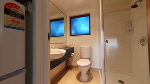 Chambre Familiale | Salle de bain | Articles de toilette gratuits, sèche-cheveux, serviettes fournies, savon