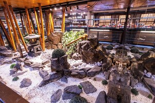 Ókeypis morgunverðarhlaðborð daglega