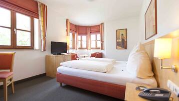 Double Room | Desk, blackout drapes, iron/ironing board, cribs/infant beds