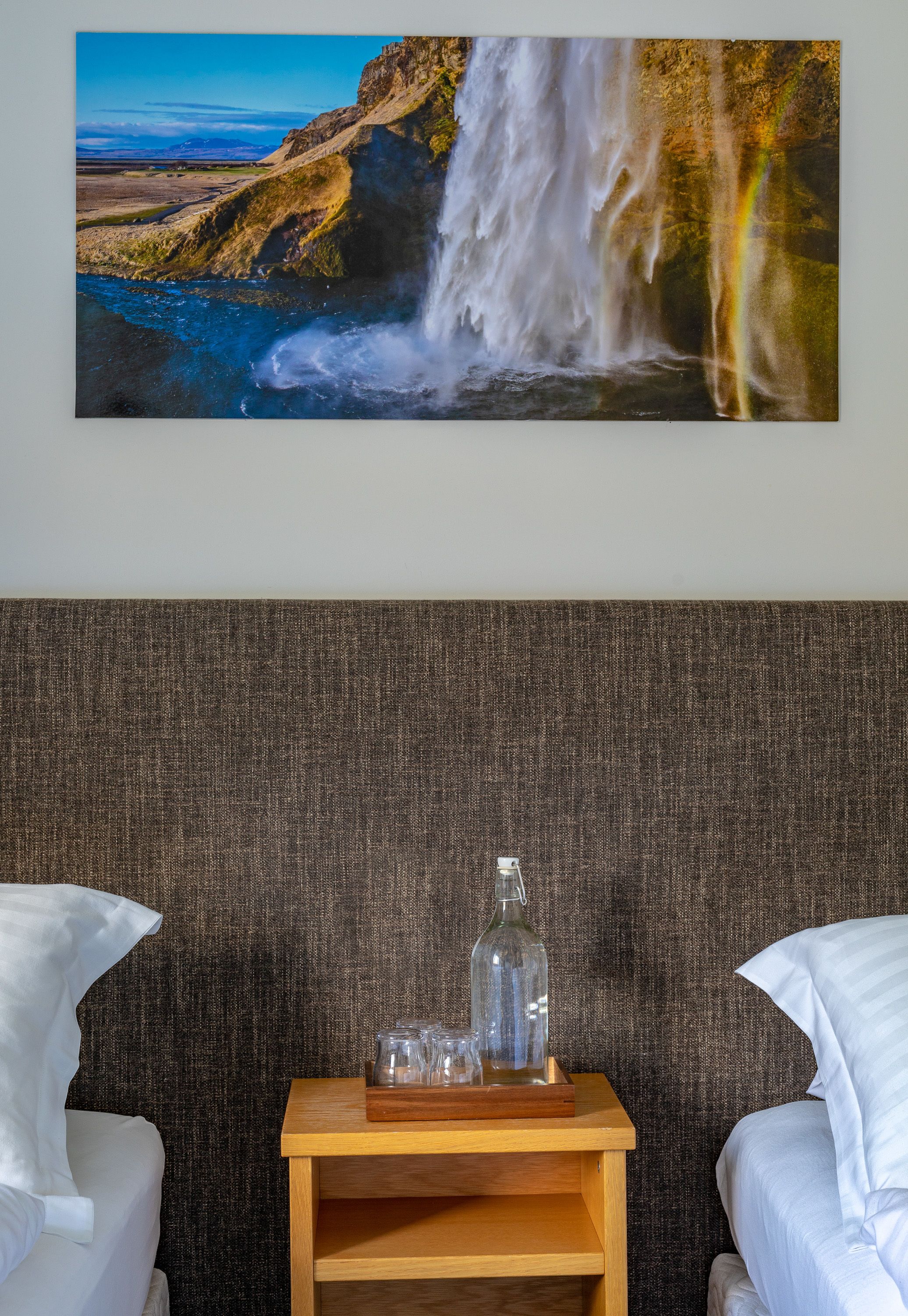 twin room | hypo-allergenic bedding, desk, blackout curtains, rollaway beds