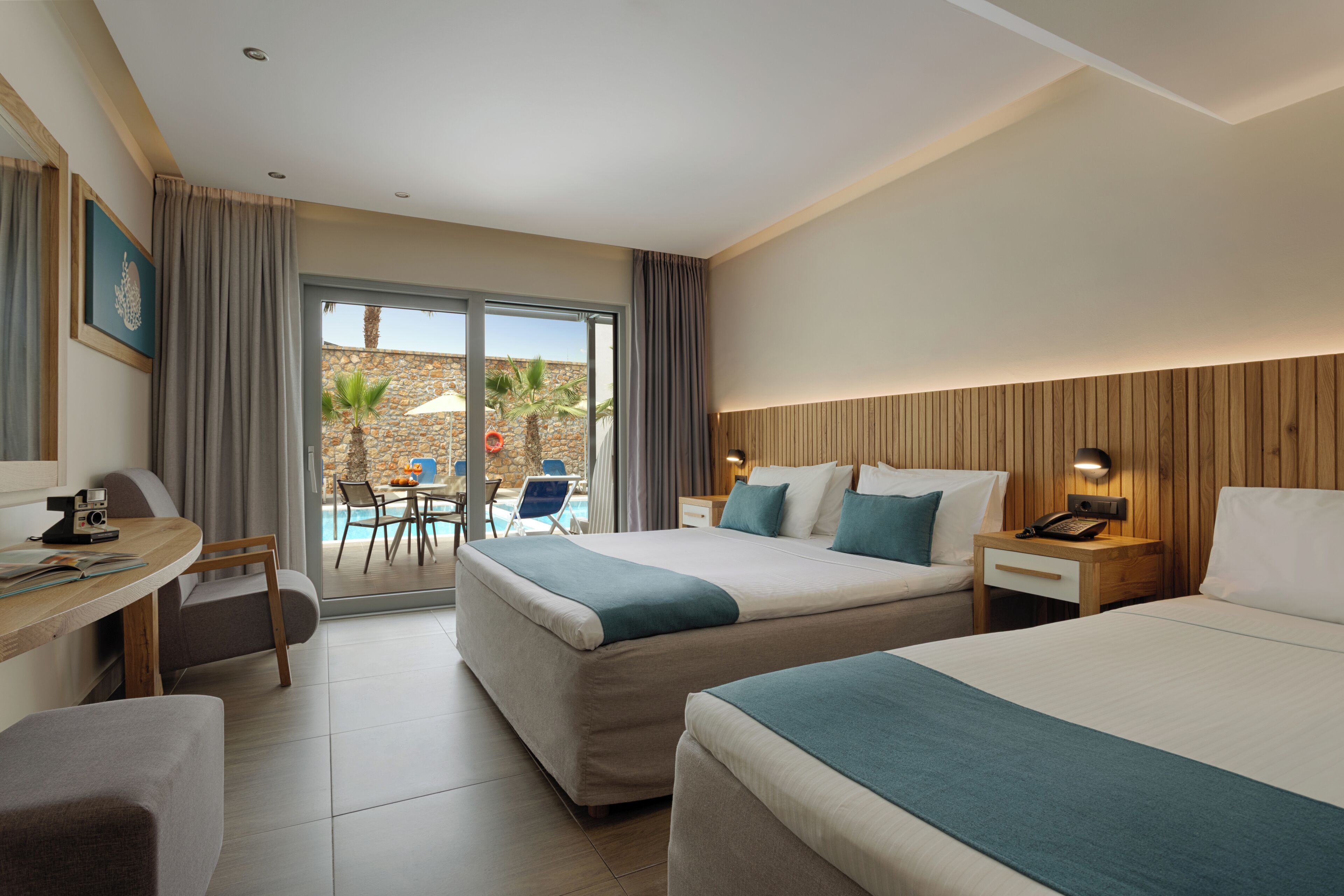 Family Room, 2 Bedrooms, Private Pool, Garden View | In-room safe, soundproofing, free cribs/infant beds, free WiFi