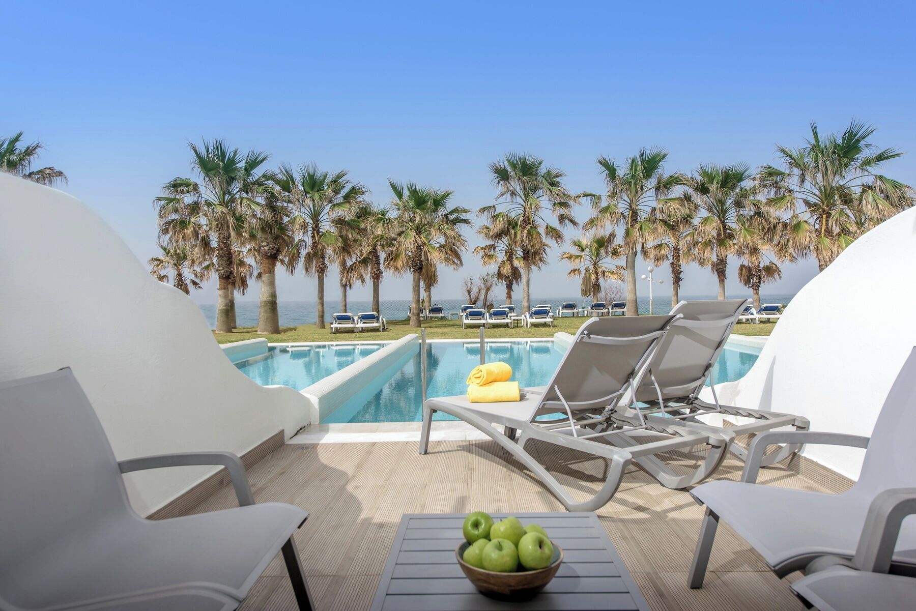 주니어 스위트, 전용 수영장, 바닷가 | 해변/바다 전망