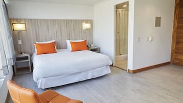 Premium bedding, minibar, in-room safe, desk