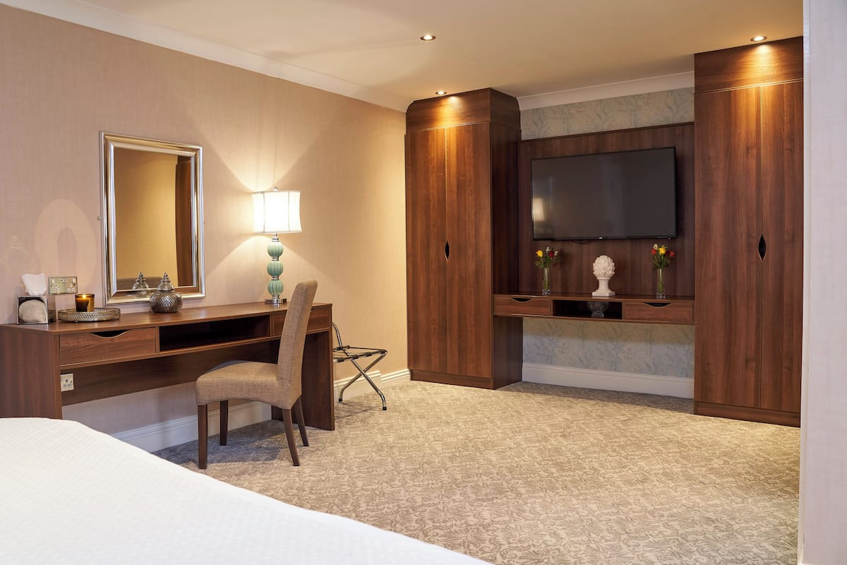 Deluxe Studio, Haiwan Kesayangan Dibenarkan | Cadar kapas Mesir, peralatan tempat tidur premium, tilam berlapik