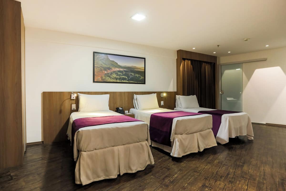 Hypo-allergenic bedding, minibar, free WiFi, bed sheets