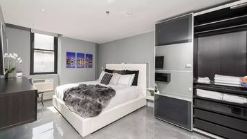 Comfort loft | 1 slaapkamer, luxe beddengoed, bedden met traagschuimmatrassen