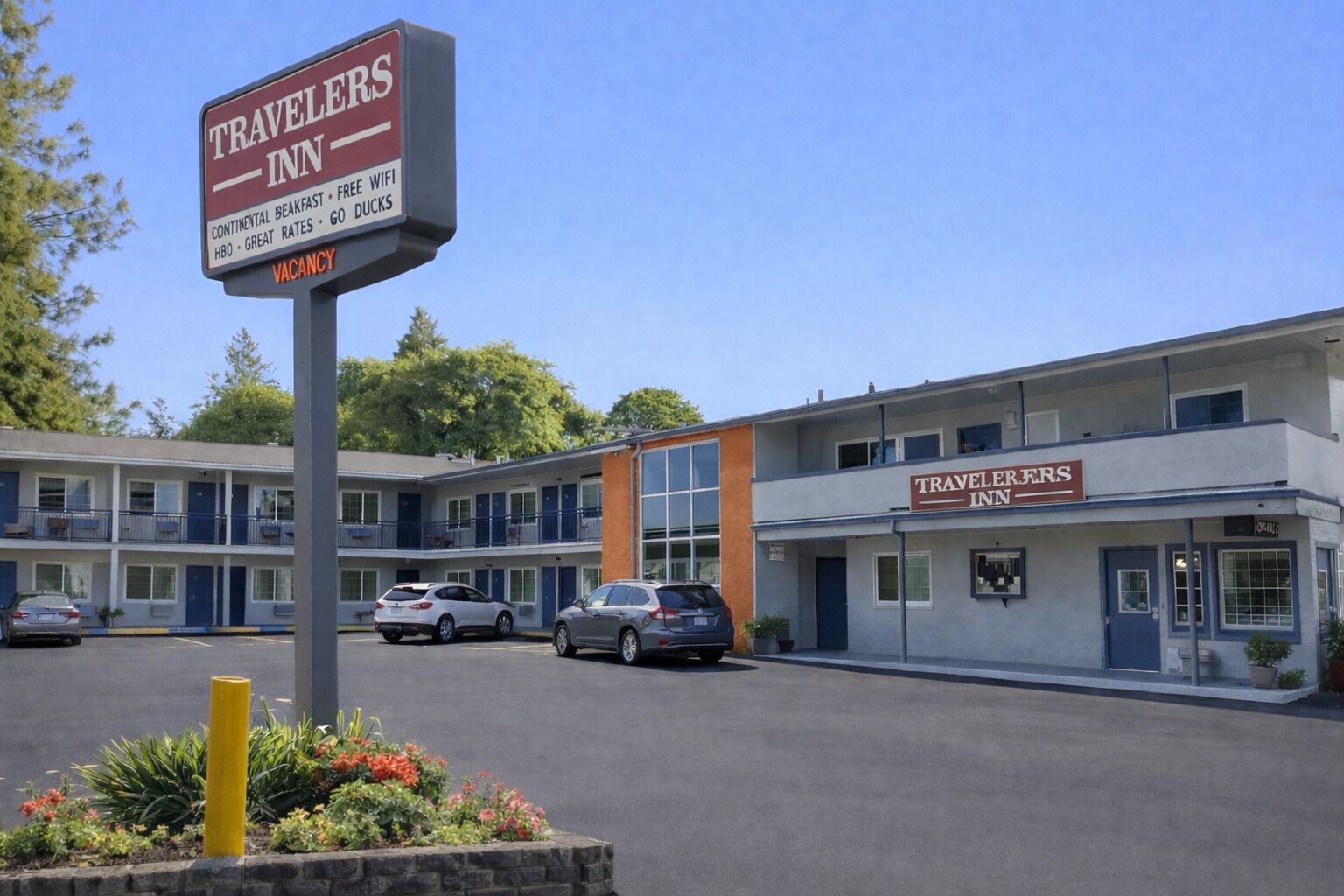 Fachada de la propiedad