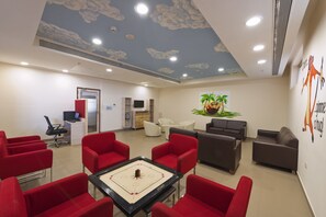 Zona de estar del vestíbulo