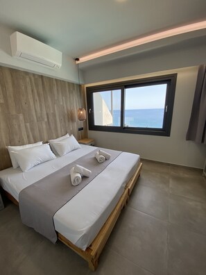 Premium Apartment | Laptop workspace, free WiFi, bed sheets - Ostria Apartments (Agios Nikolaos)