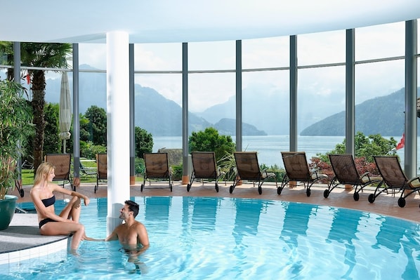 Indoor pool, outdoor pool