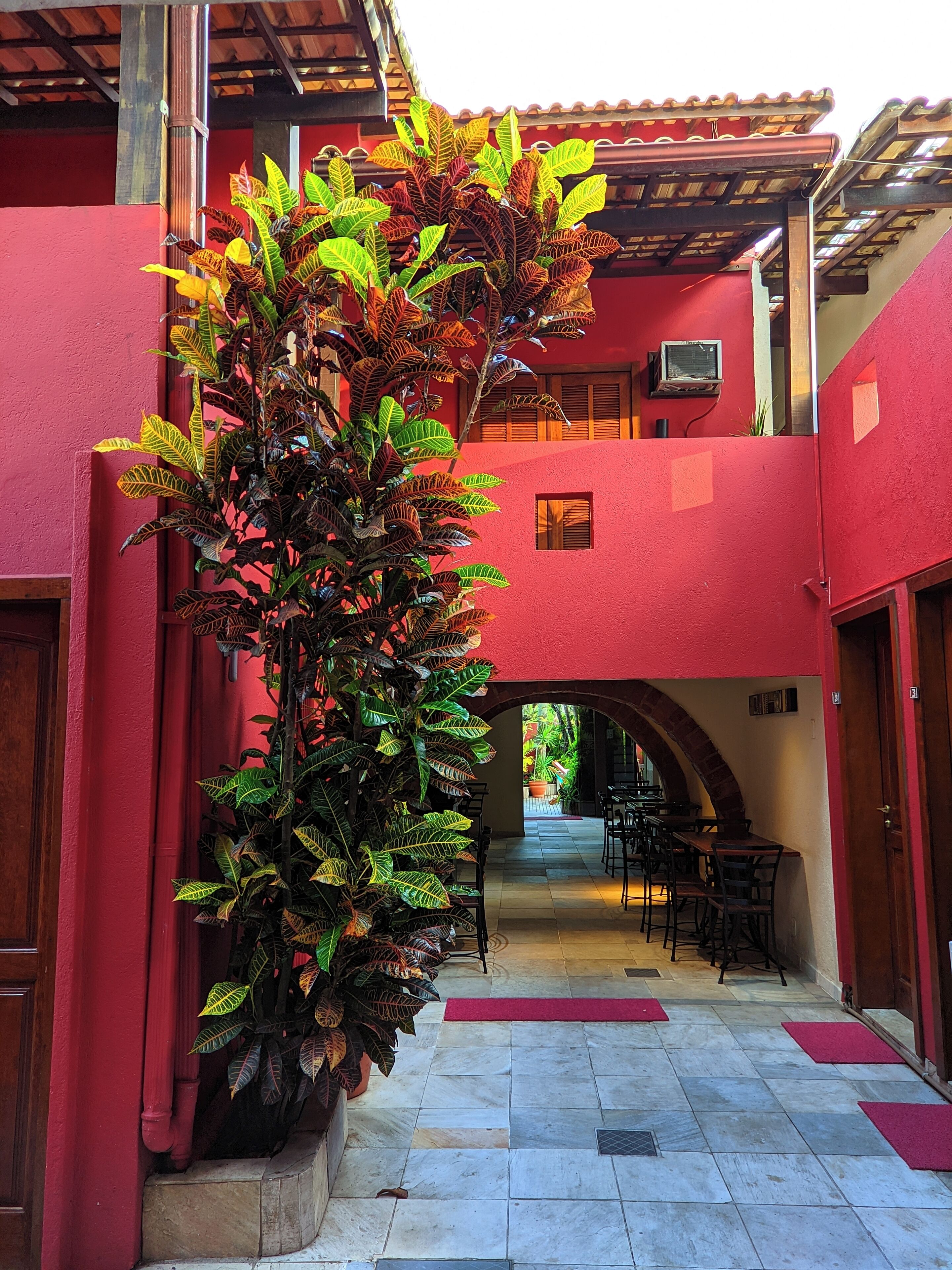 30-inch flat-screen TV with satellite channels, TV