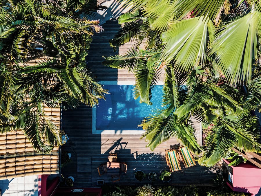 Fachada de la propiedad