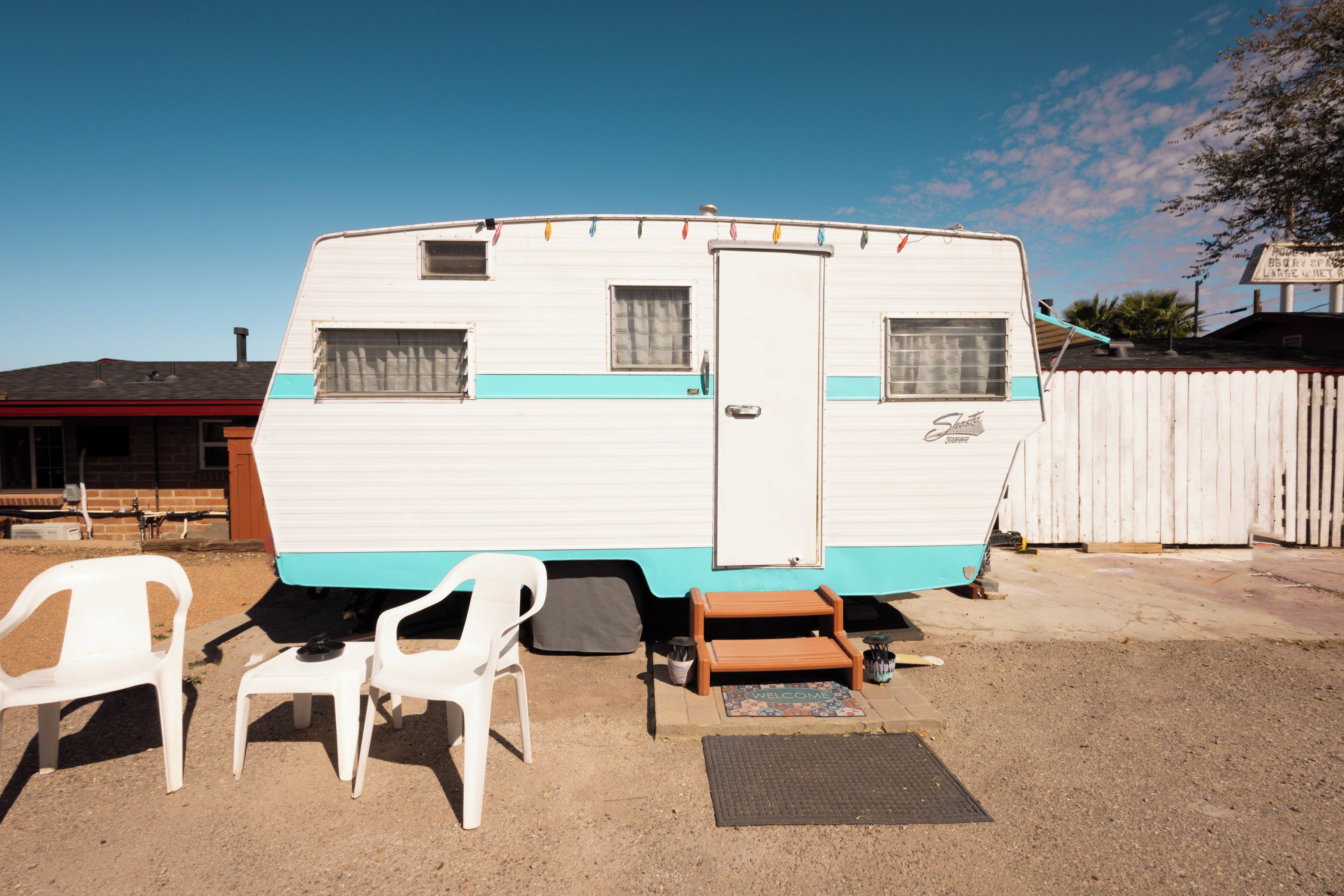 Cabin, 1 Double Bed | Courtyard view