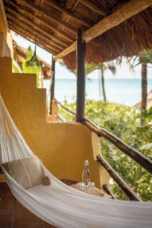 Standard Double Room, 2 Double Beds, Partial Sea View | View from room