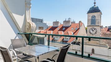 Penthouse Suite, 3 Bedrooms, 2 Bathrooms, City View (Kärtnerstrasse 28) | Balcony