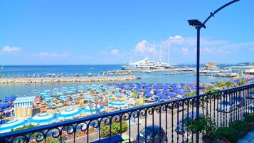 Blick von der Unterkunft