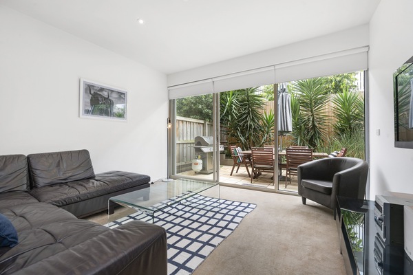 40-inch flat-screen TV with cable channels, LED TV, iPod dock