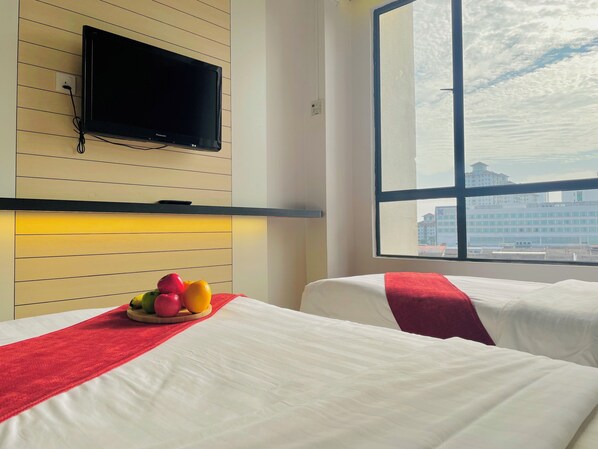 行政雙床房 | 書桌、熨斗/熨衣板、免費無線上網、床單