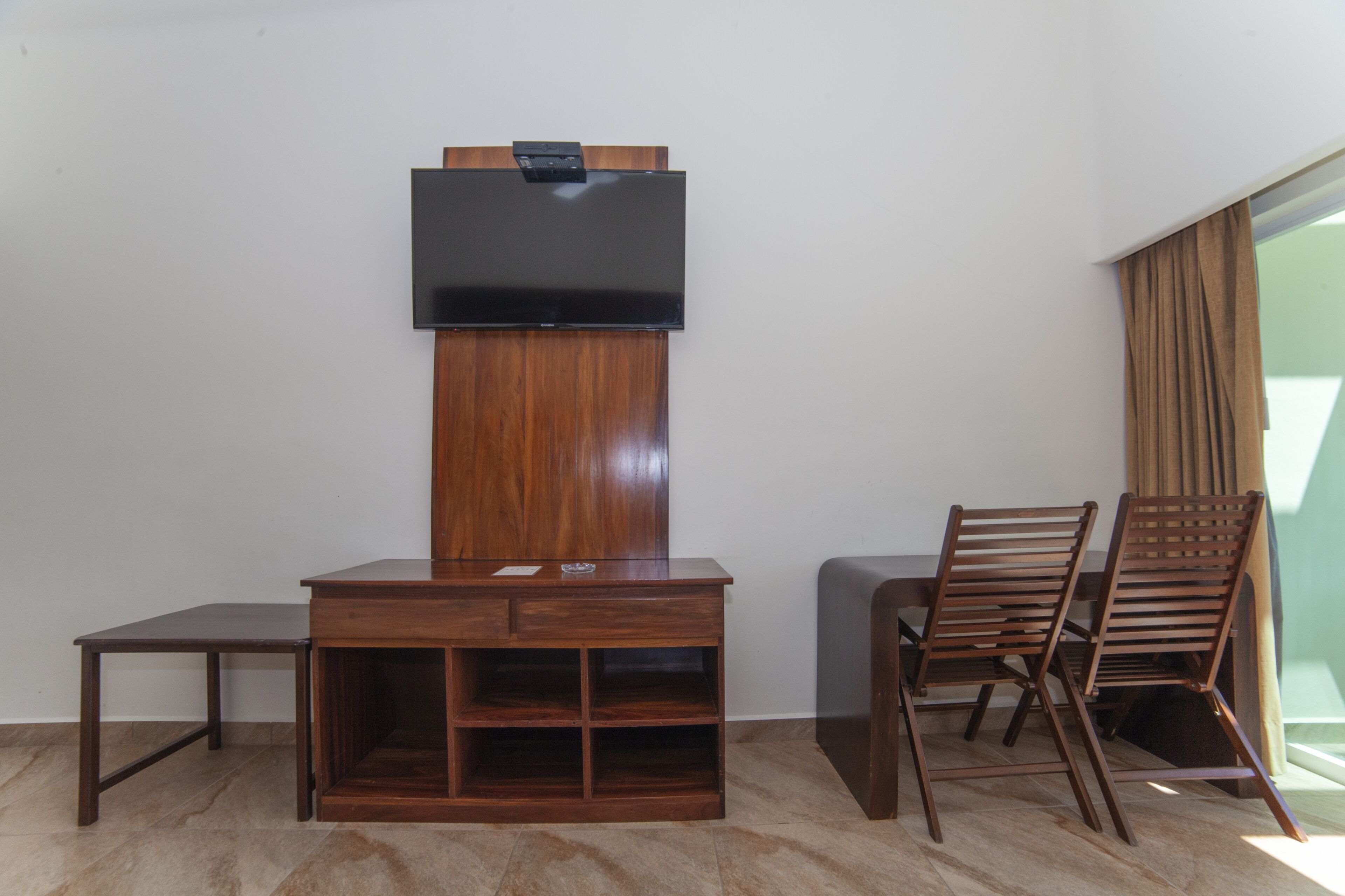 room, 2 double beds, ocean view | in-room safe, desk, blackout curtains, iron/ironing board