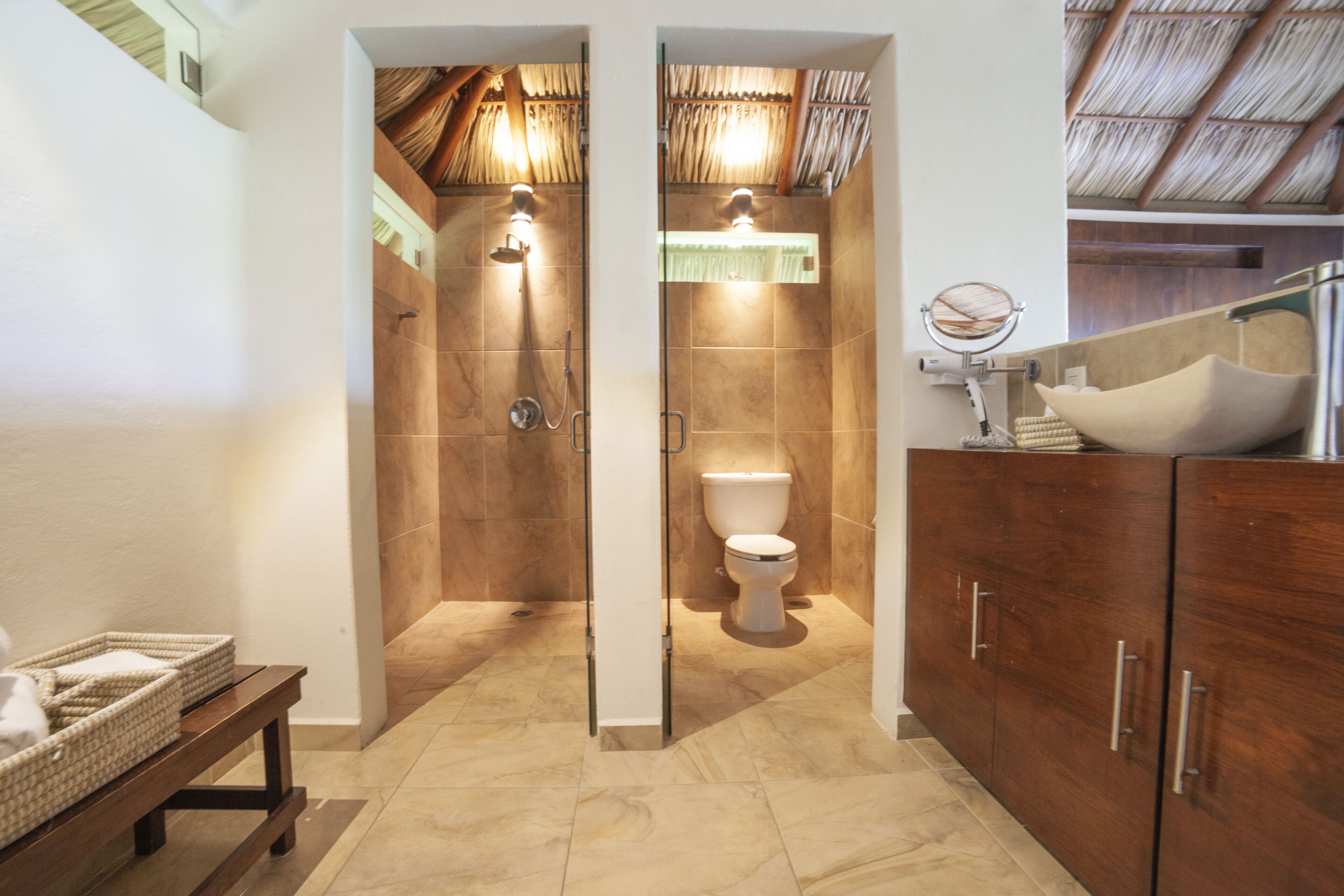 villa, kitchen, mountain view | in-room safe, desk, blackout curtains, iron/ironing board