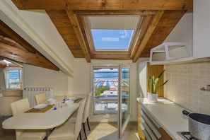 Exclusive Penthouse, 2 Bedrooms, Sea View | Private kitchen - Hotel Lungomare (Camaiore)