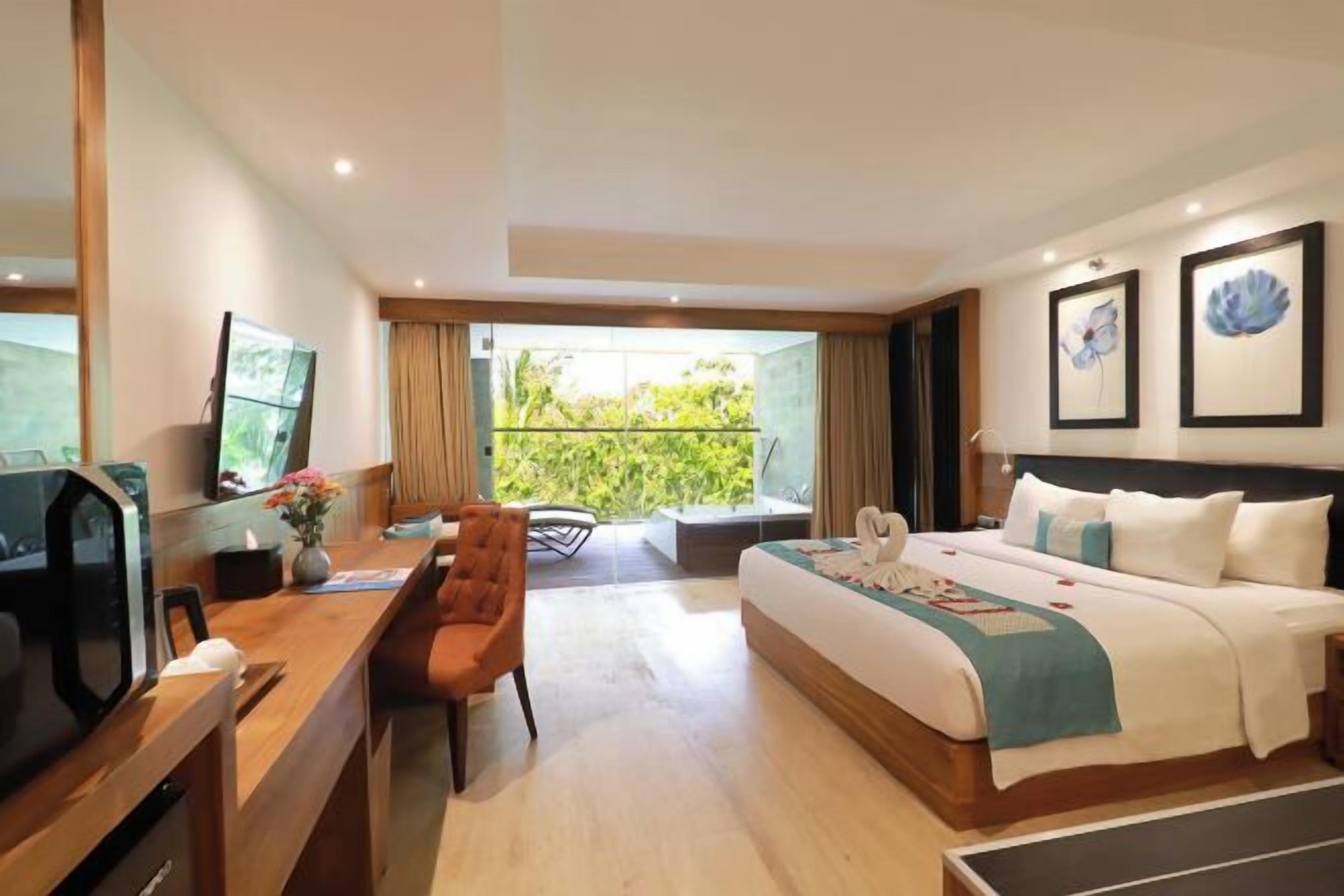 Matelas Select Comfort, minibar, coffres-forts dans les chambres, bureau