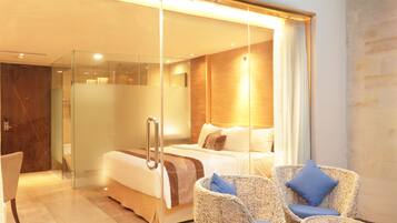 Superior Room, Terrace, Ground Floor | Select Comfort beds, minibar, in-room safe, desk