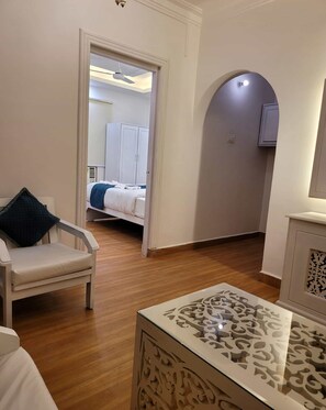 Executive Suites 1 BHK with Living Room | Minibar, in-room safe, desk, iron/ironing board