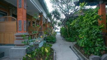 Vue depuis lâhĂ©bergement