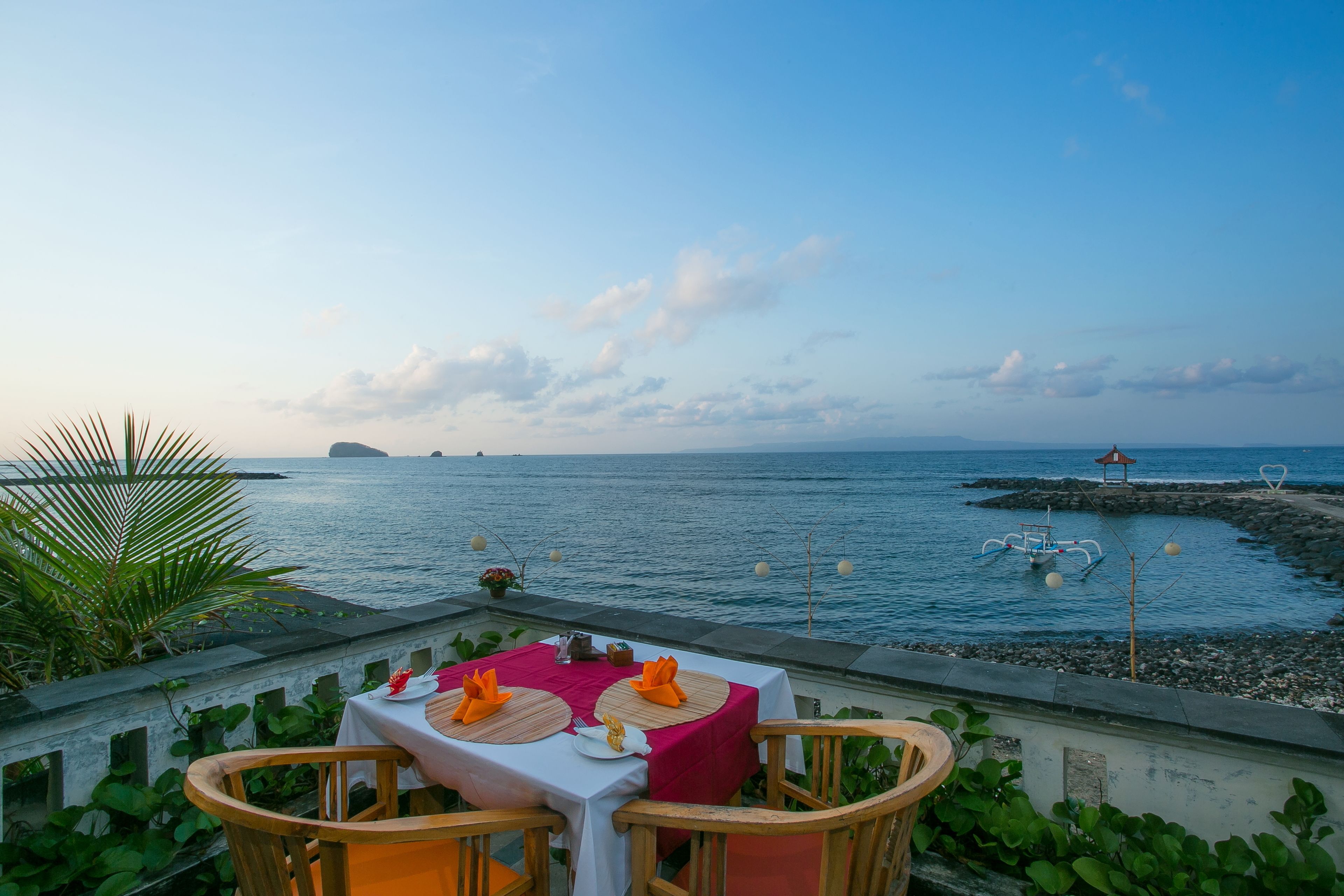 Uitzicht vanuit accommodatie