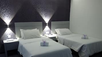 Minibar, in-room safe, desk, blackout curtains