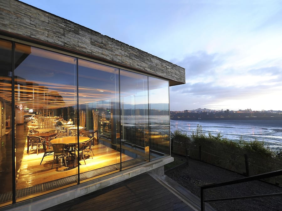 Blick von der Unterkunft