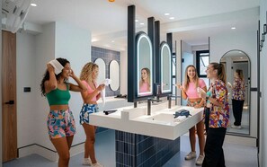 Towels, toilet paper